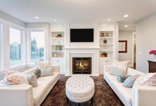 Living Room in Luxury Home